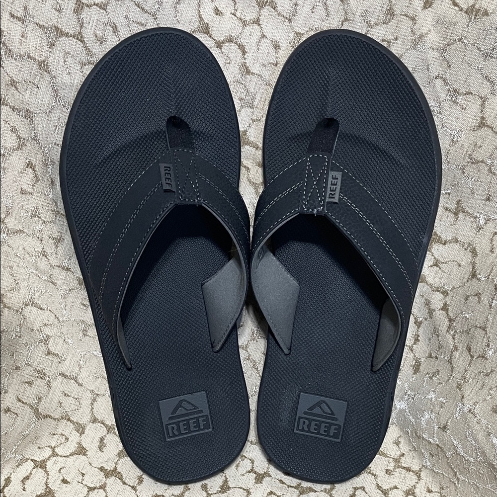 Reef Men's Classic Element Bottle Opener Black Flip-Flops New Sz 11